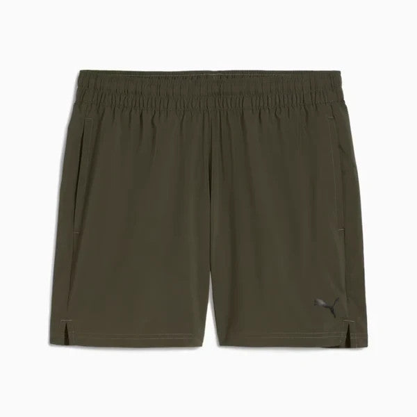 NEW PUMA Men's Train All Day Ess 5 Inch Woven Training Shorts-Dark Olive- MEDIUM