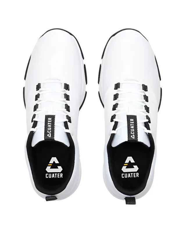 New Cuater By Travis Mathew The Ringer Men Spiked Golf Shoe - White - US 9 (UK8)