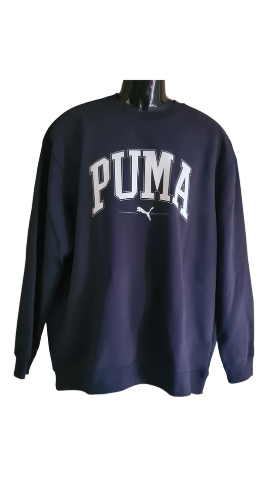 NEW PUMA Men's Squad Fleece Crew WARMCELL | New Navy | Size XL -FREE POST
