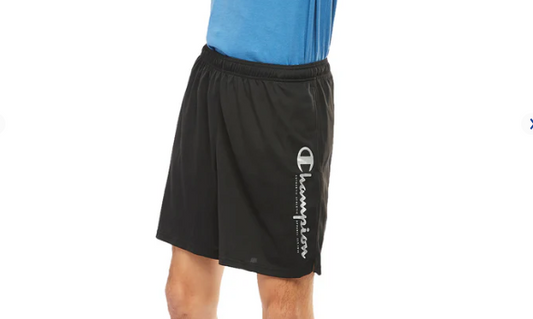New Champion Men's Core Train Shorts | Black