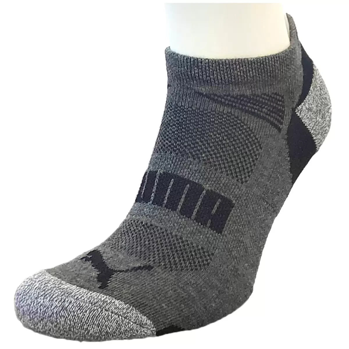 New Puma Men's No Show 8 Pack CoolCell Socks | Sock Size 13-15 White - FREE POST