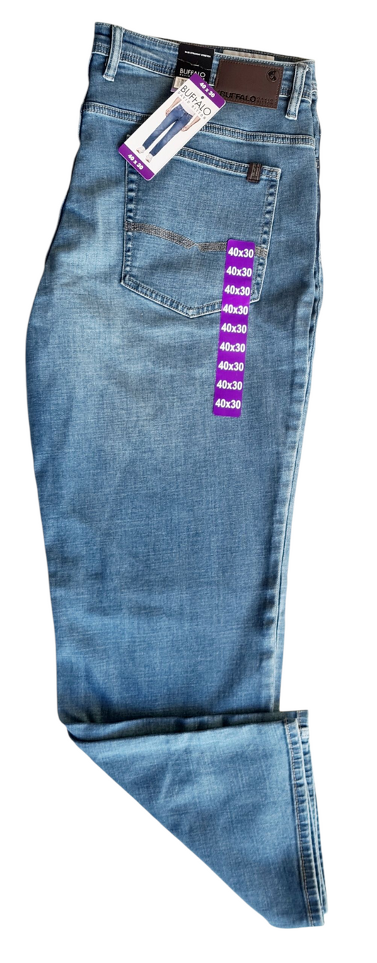 Buffalo David Bitton Men's Jack Slim Straight Stretch Jeans | Size W40 x L30