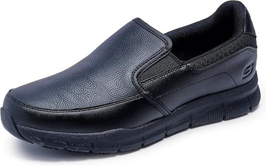 New Skechers Men's Work Relaxed Fit Nampa Groton Slip Resistant Shoes |  US 13