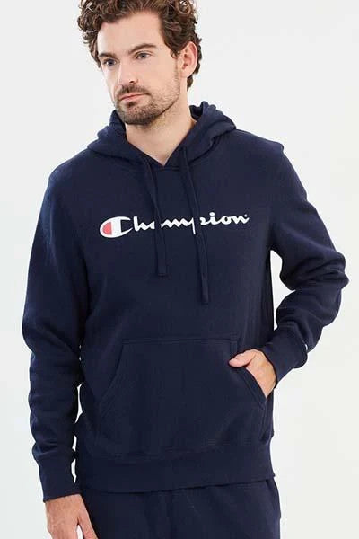 NEW Champion Script Men's Hoodie | Black | Size  XXL   ***FREE POST