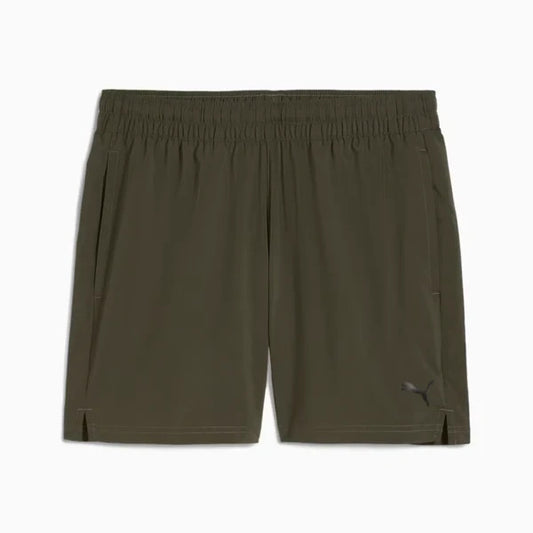 NEW PUMA Men's Train All Day Ess 5 Inch Woven Training Shorts- Dark Olive - 3XL