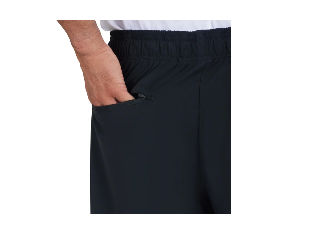 New Reflex Men's Warp Short -  Black - Size Large - Zipped Back Pockets