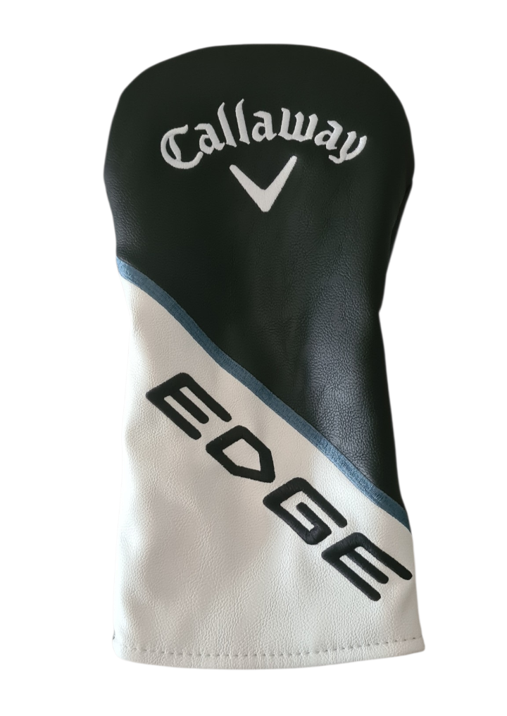 Callaway Edge Driver Head Cover 2021 – Black/White/Blue – Golf Club Headcover
