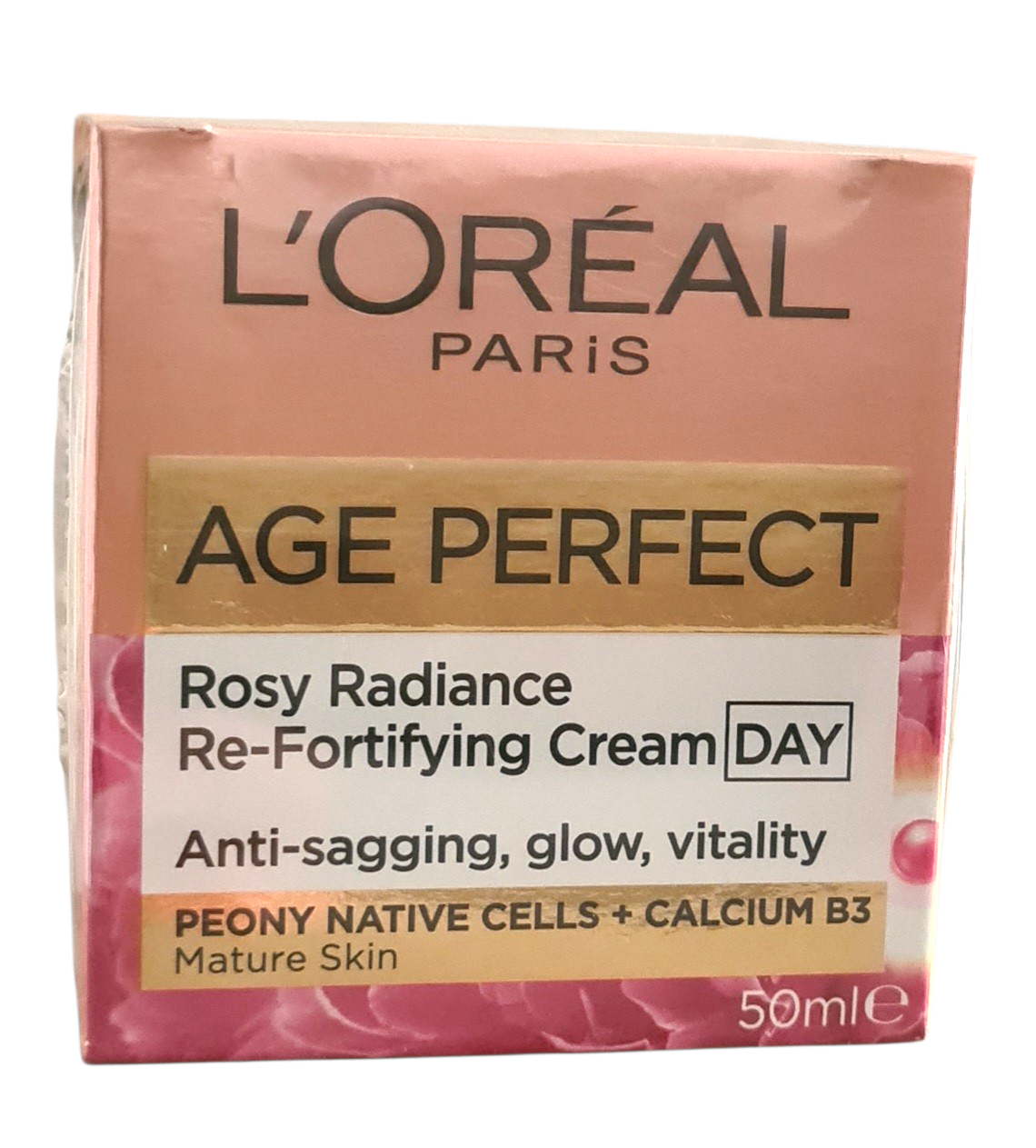 New L’Oreal Age Perfect Rosy Radiance Day Cream 50ml - Anti-Sagging - Age 60+