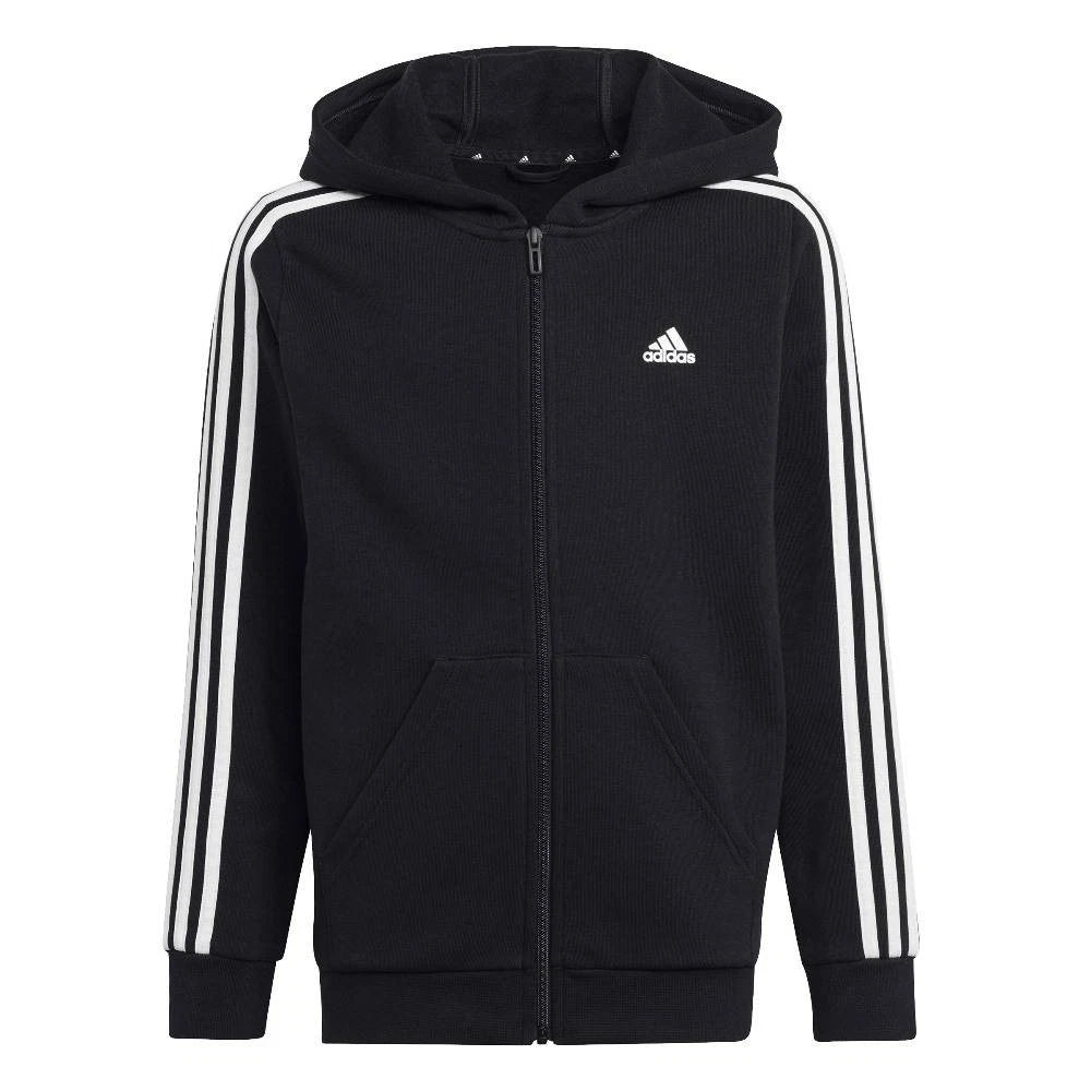 Adidas Junior U 3S FL FZ Hoodie - Size 9-10Yrs | Unisex