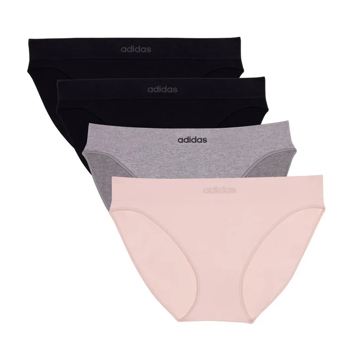 New Adidas women's Seamless Bikini Underwear 4-pack - Size Large