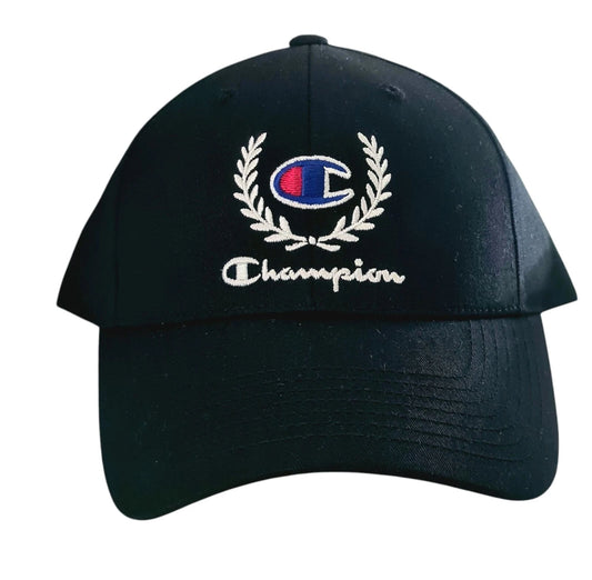 Champion Unisex SPS Graphic Cap - One Size Cotton - Black