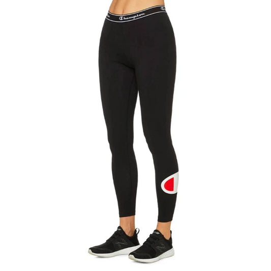 Champion Women's Script Leggings - Black