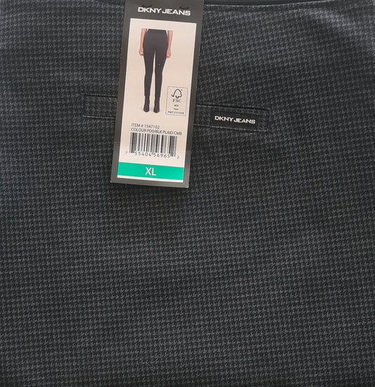 DKNY Women's Ponte Stretch Pull On Pants - Size XL