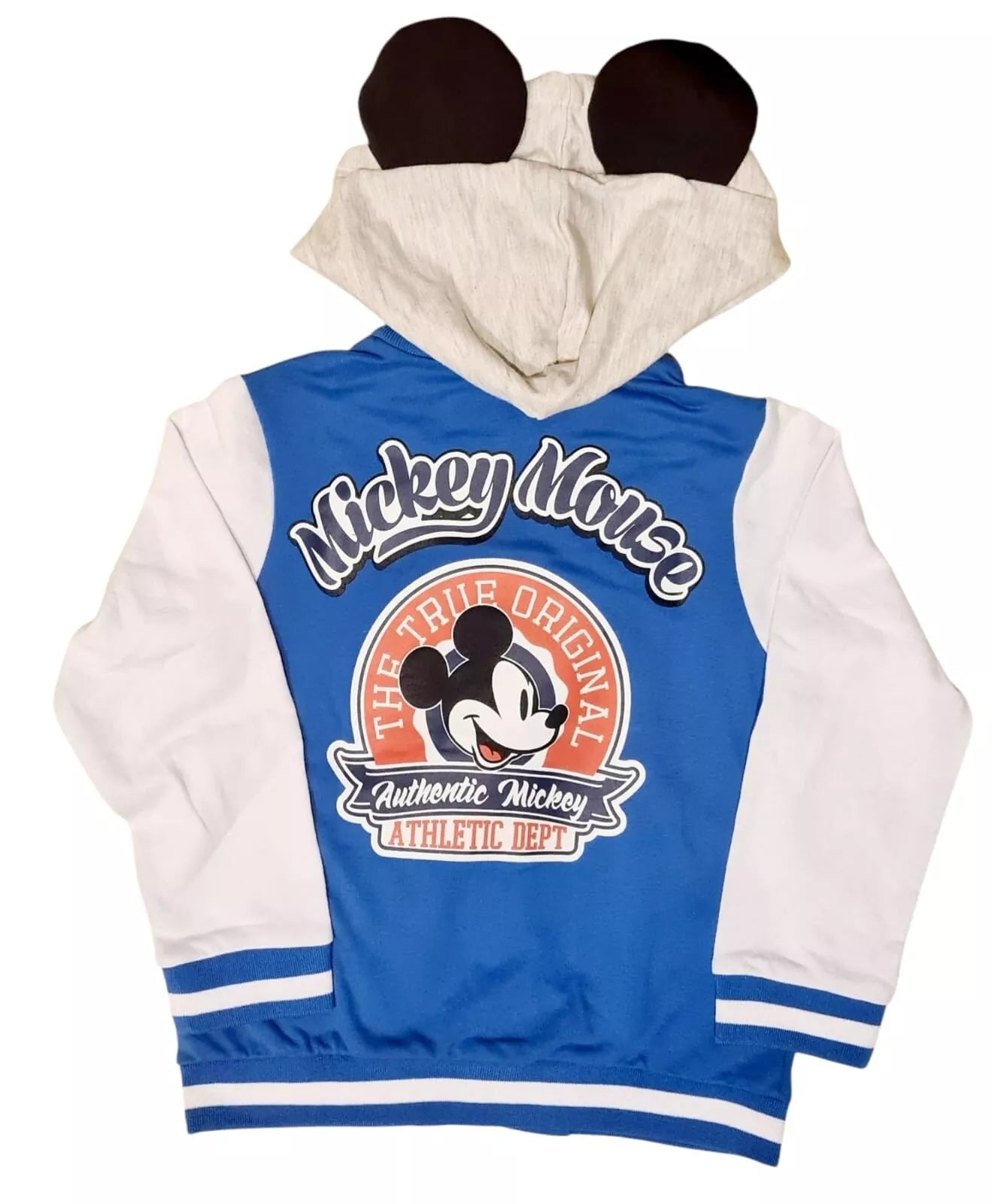 Disney Kids Mickey Mouse Ear Hooded Bomber Jacket - Size 5