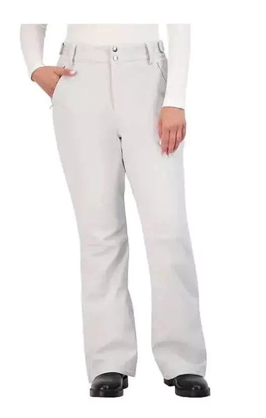 GERRY Women's 4 Way Stretch Water Resistant Ski Snow Pant - Grey - Size XXL