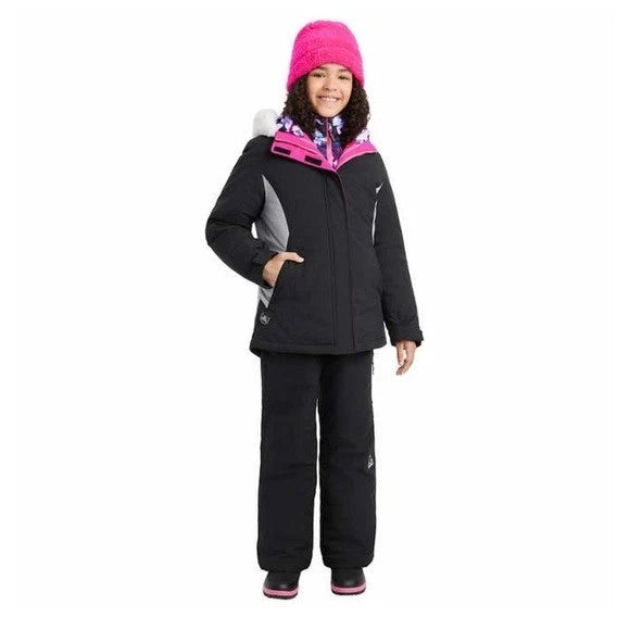 Gerry Girls 3 in 1 Systems Jacket with Beanie - Pink - Age 10/12 Youth- Medium