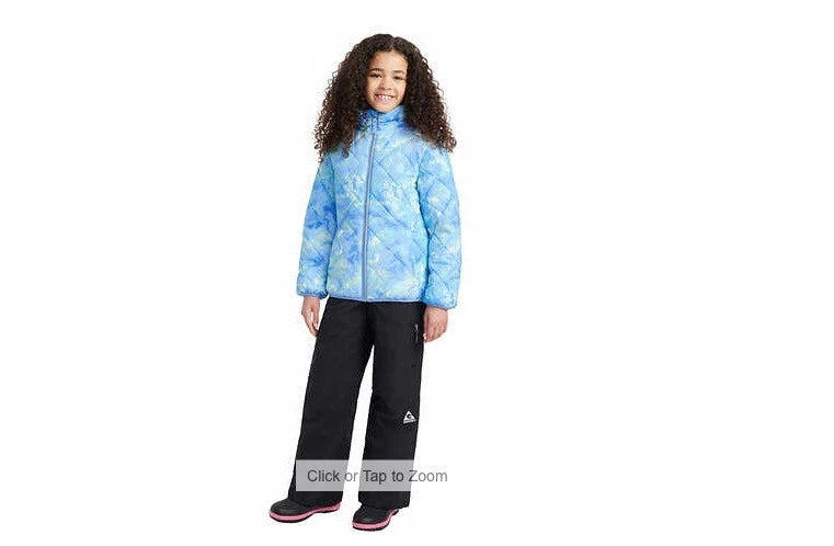 Gerry Girls 3 in 1 Systems Jacket with Beanie | Light Blue | Age 10/12 Youth Medium