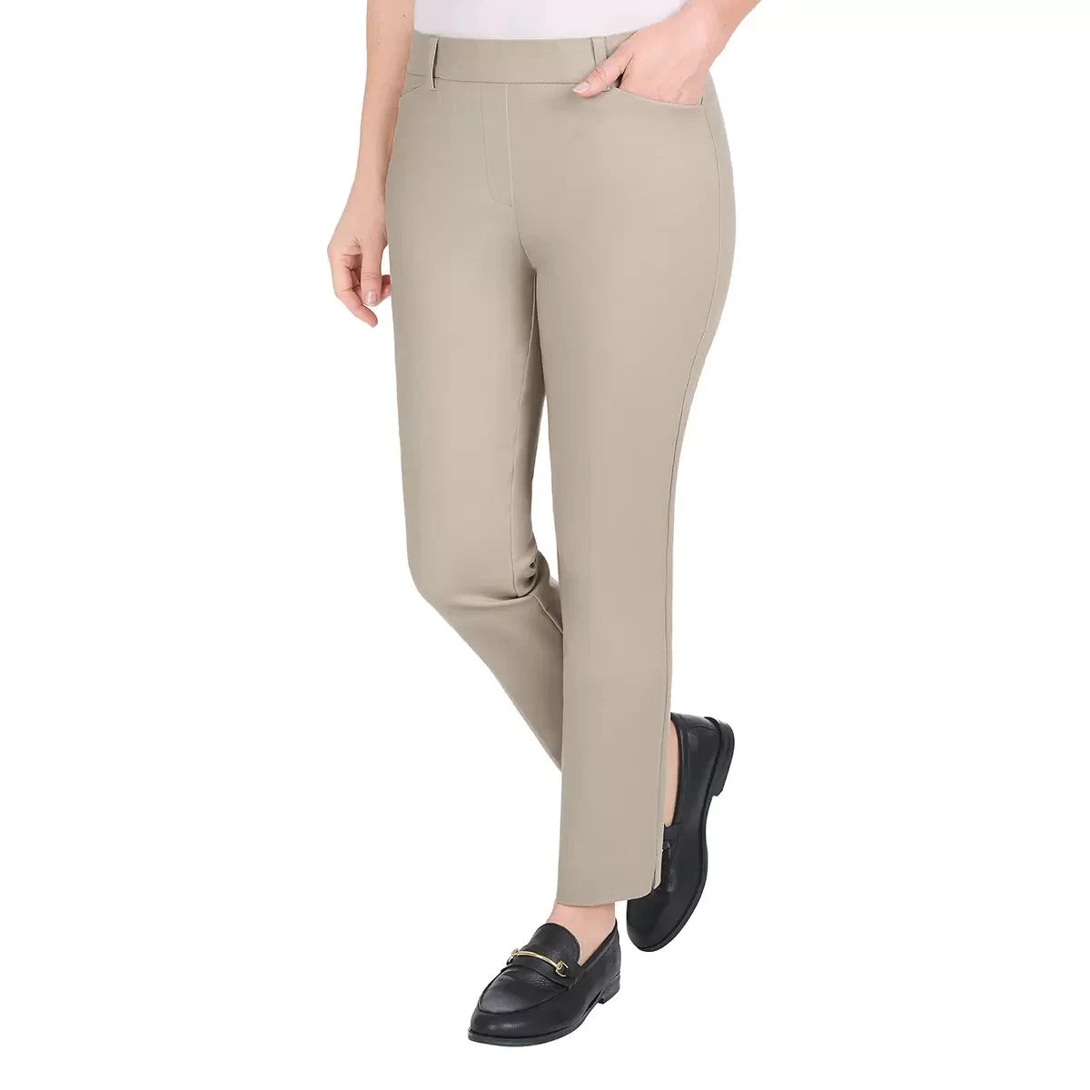 Hilary Radley Midrise Slim Pull On Pants with Tummy Control Panel - Size XL