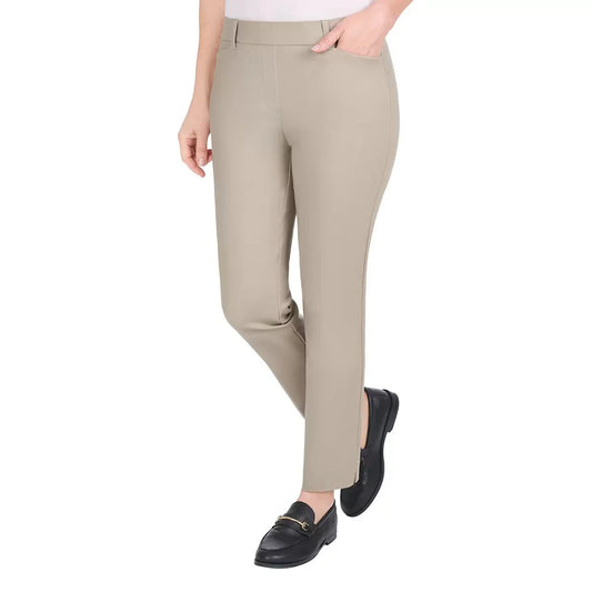 Hilary Radley Midrise Slim Pull On Pants with Tummy Control Panel - Size XL