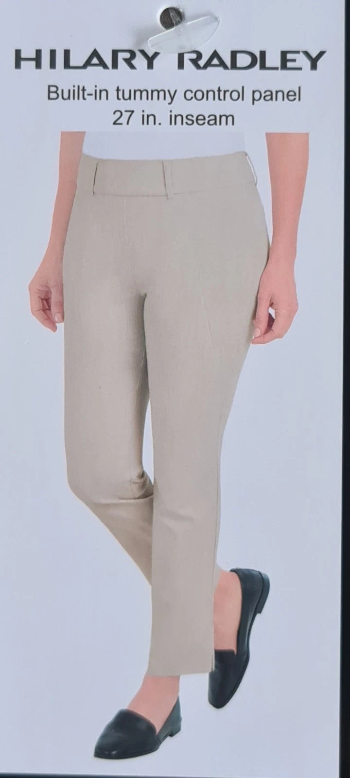 Hilary Radley Midrise Slim Pull On Pants with Tummy Control Panel - Size XL