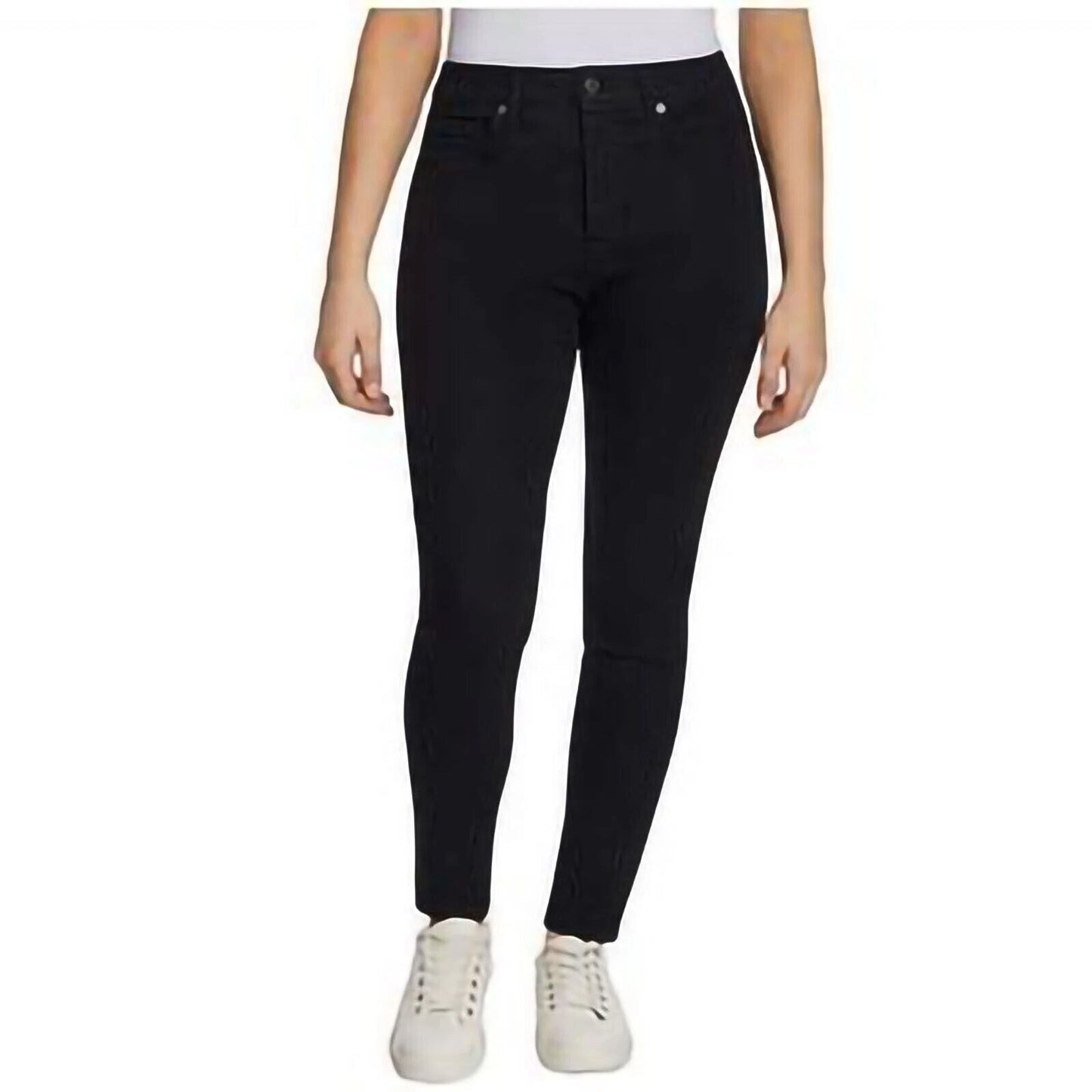 Jessica Simpson Women's High Rise Skinny Stretch Jeans - Size 12 - Black