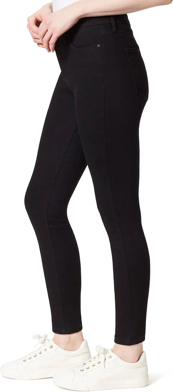 Jessica Simpson Women's High Rise Skinny Stretch Jeans - Size 12 - Black