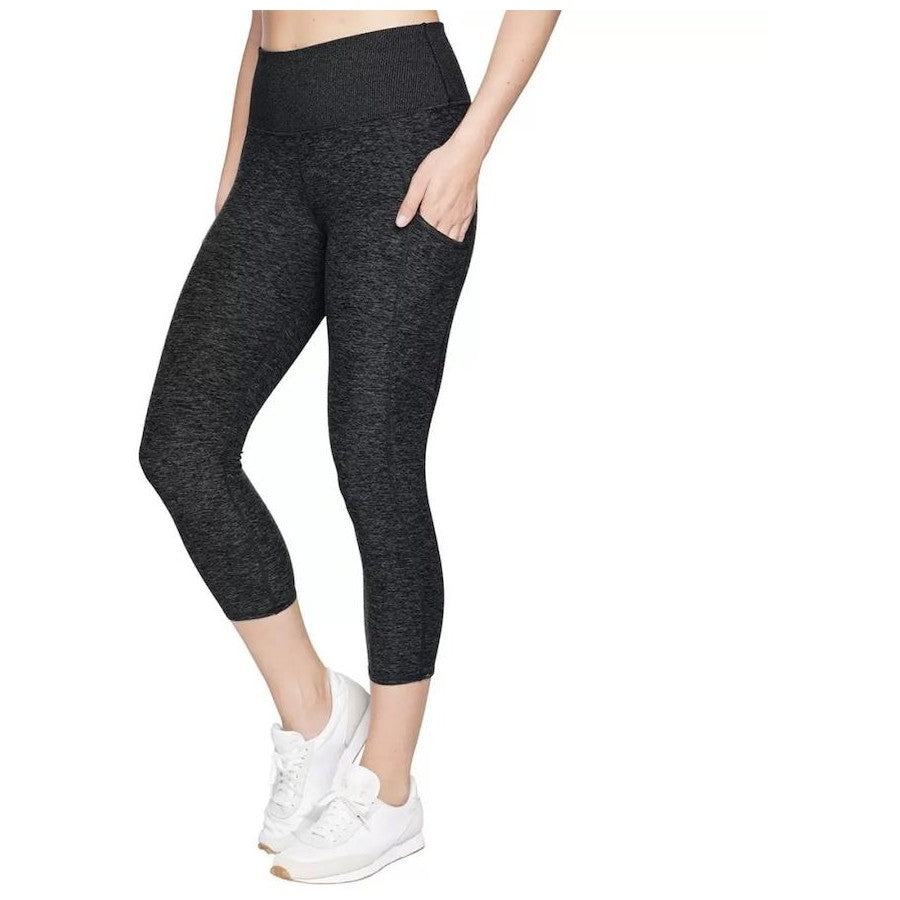 Kirkland Signature Women's Brushed Capri Legging - Grey Heather