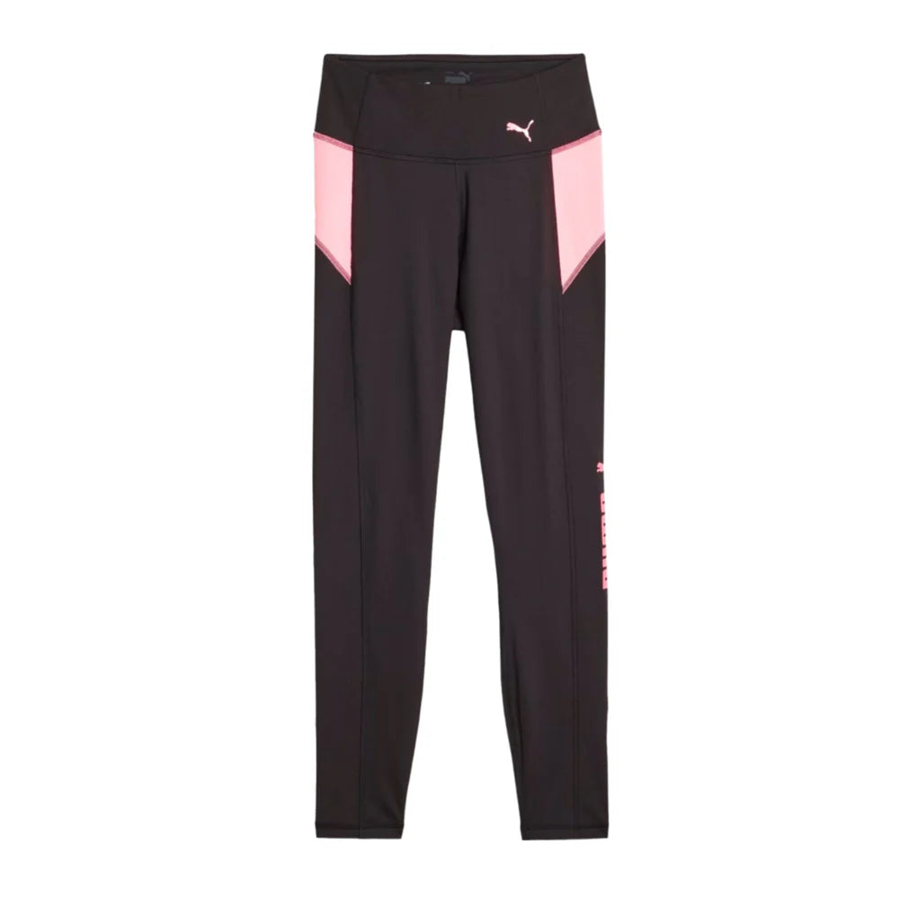 PUMA Women's Train all day 7/8 Tight/Legging - Black/ Koral Ice - Size SMALL