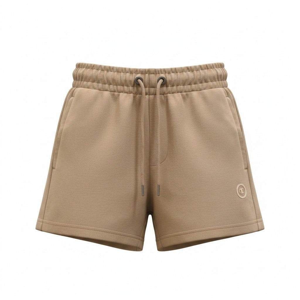 New Champion Women’s Legacy Tech C Logo Shorts - Size SMALL -Zip Pockets