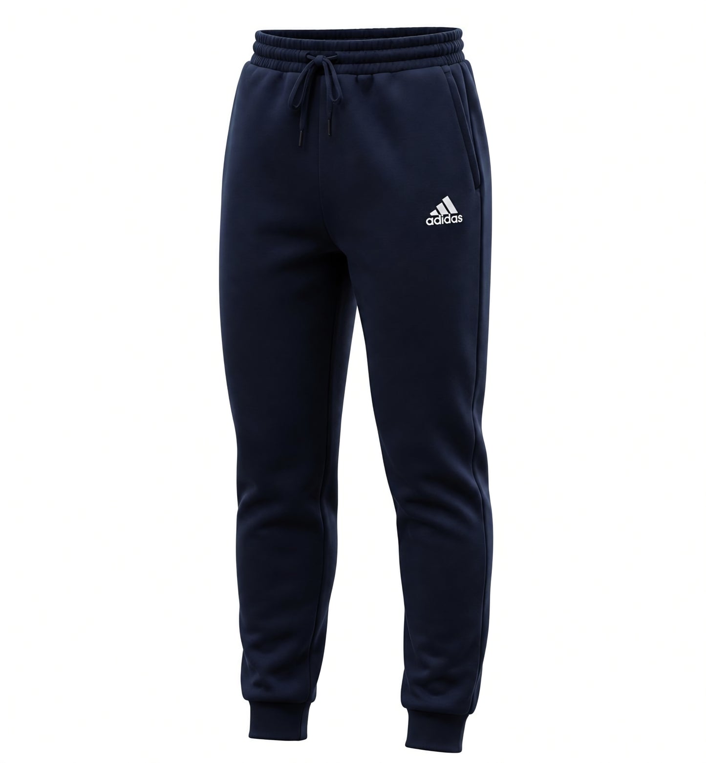 New Adidas Men's Feelcozy Regular Tapered Joggers - Size 2XL - Legink/White