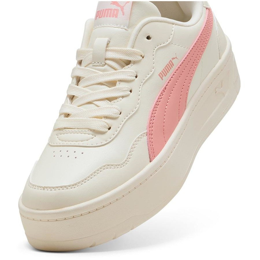 Puma Women's Court Lally Skye - Frosted Ivory/Pink Fruit - Size US 9 (UK6)