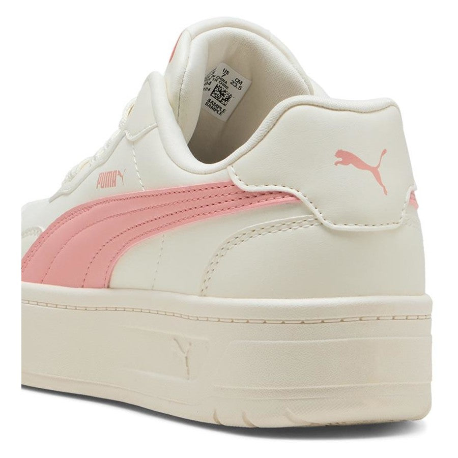 Puma Women's Court Lally Skye - Frosted Ivory/Pink Fruit - Size US 9 (UK6)