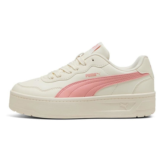 Puma Women's Court Lally Skye - Frosted Ivory/Pink Fruit - Size US 9 (UK6)