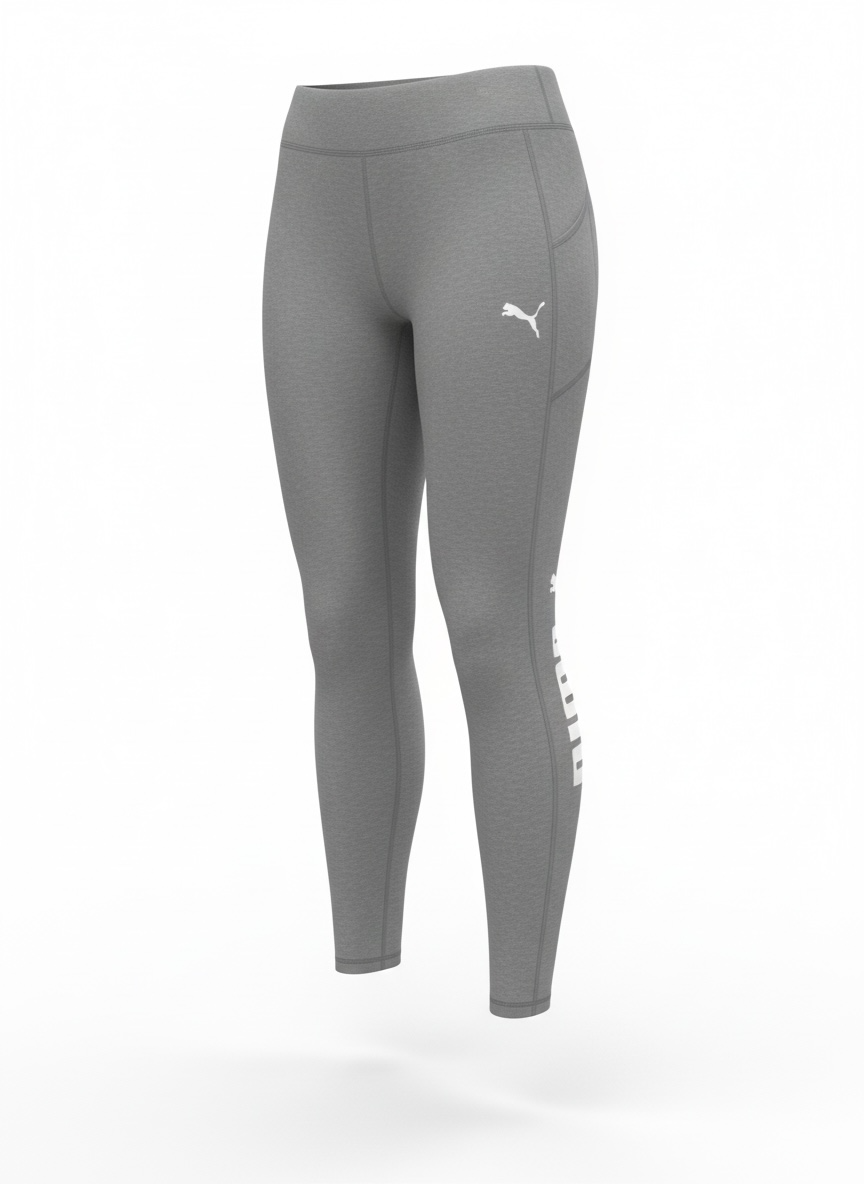 PUMA Women's Favorite Forever High Waist 7/8 Tight/Legging - Medium Grey Heather