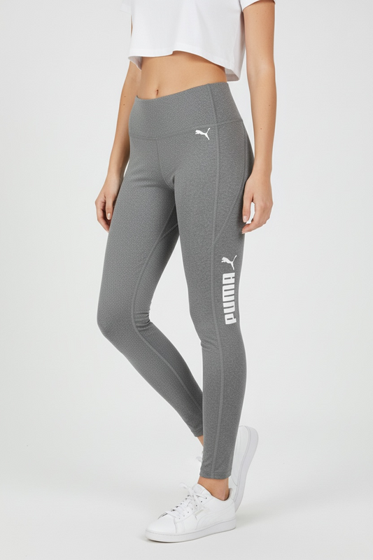 PUMA Women's Favorite Forever High Waist 7/8 Tight/Legging - Medium Grey Heather