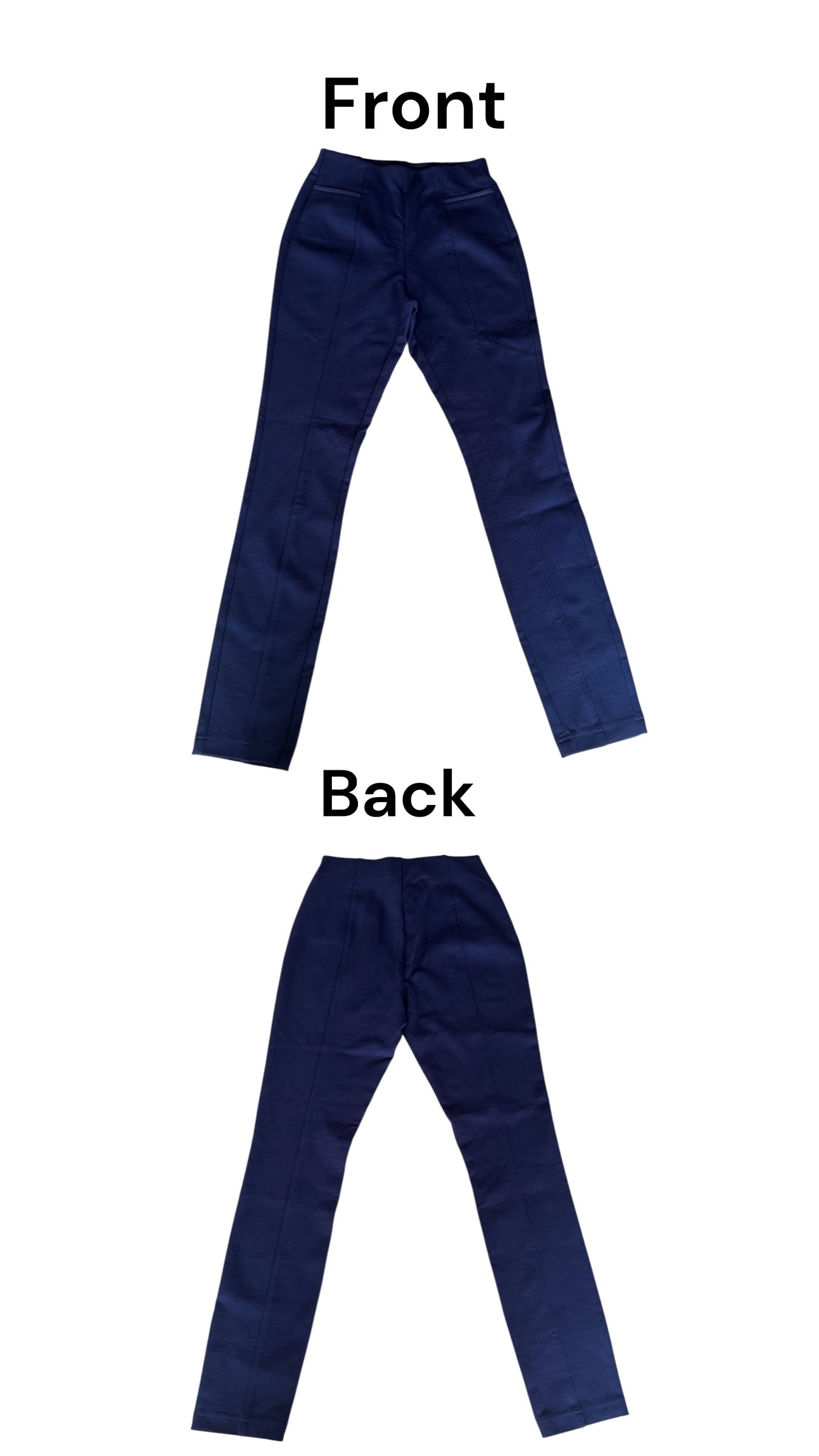 SABA Women's Ponte Stretch Pull on Pants - Navy - Sizes 6, 8, 10