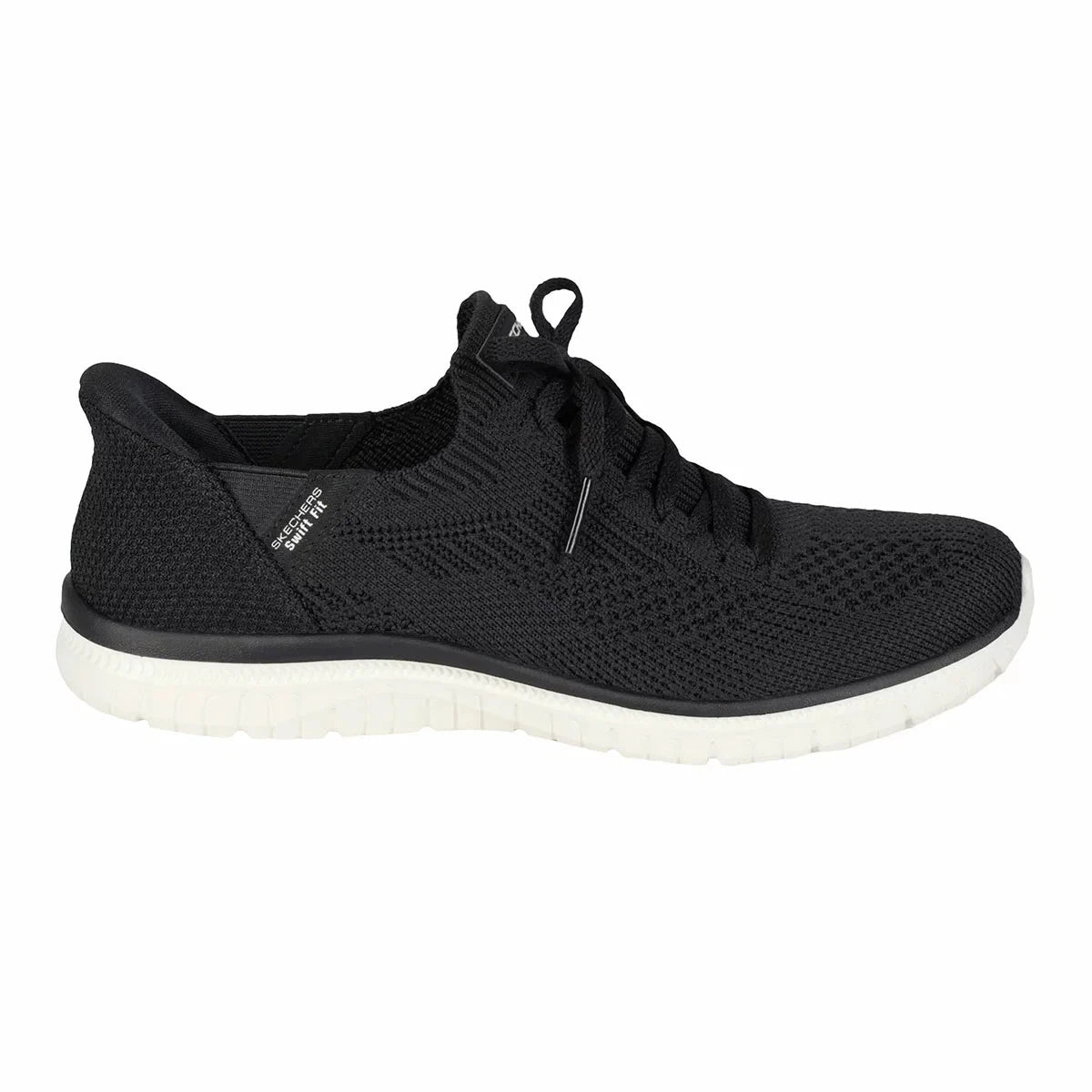 New Skechers Women's Swift Fit Trainer | Black | Size US 10 (UK7)