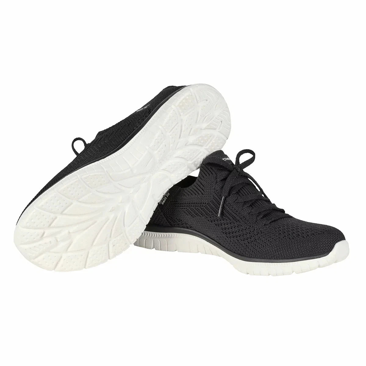 New Skechers Women's Swift Fit Trainer | Black | Size US 10 (UK7)