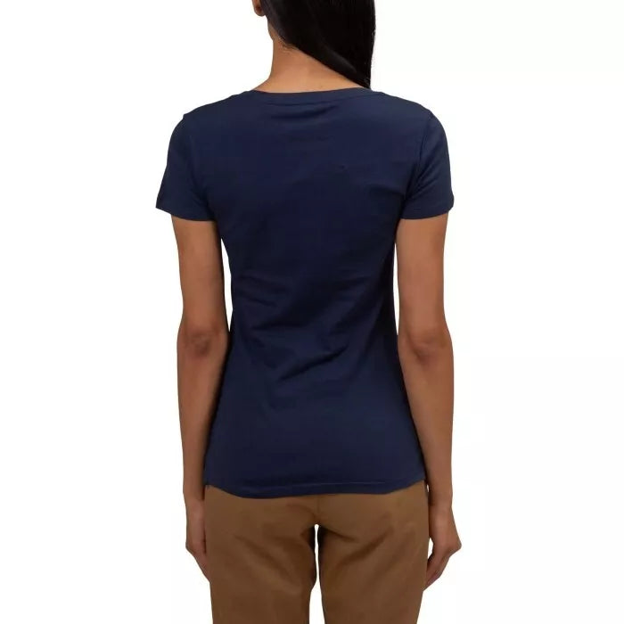 Tommy Hilfiger Women's Slim V-neck T-shirt - Size Medium -  Sky Captain