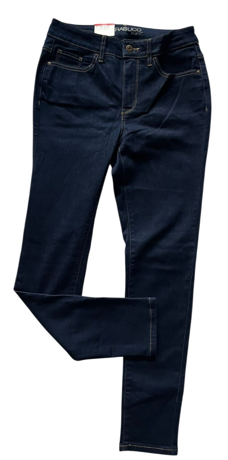 Parasuco Women's Mid Rise Classic Slim Ankle Jeans With Tummy Control