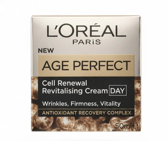 New L’Oreal Age Perfect Cell Renewal Day Cream 50+ Anti Wrinkle Firming 50ml